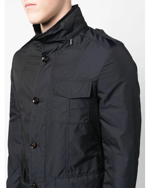 Moorer Black Porto Lightweight Jacket for men