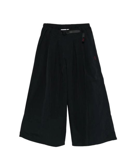Gramicci Black Nylon Flare Pant