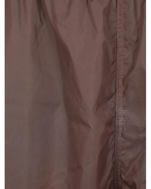 Hevò Brown Torreguaceto Drawstring Swim Shorts for men
