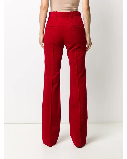 Saint Laurent Trousers Red