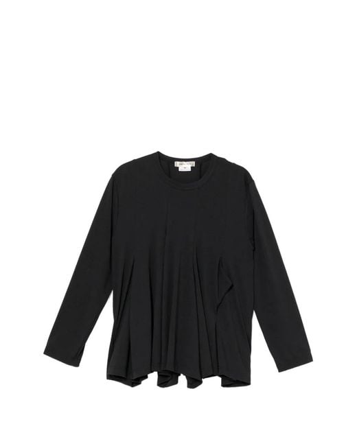 Comme des Garçons Black Draped T-Shirt