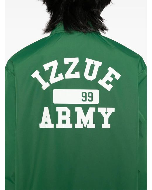 Izzue Green Logo Jacket for men