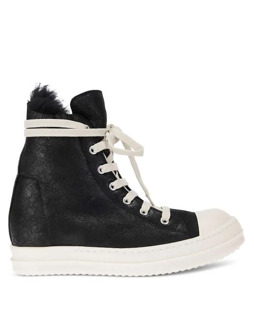 Rick Owens Black Ramones Sneakers