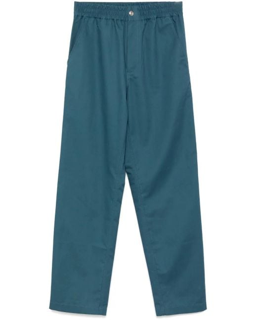 Maison Kitsuné Blue Casual Pants for men