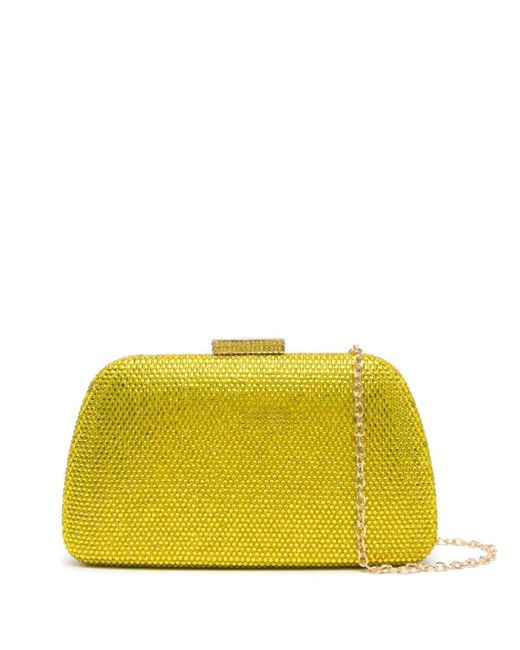 Serpui Yellow Josephine Crystal-embellished Mini Bag