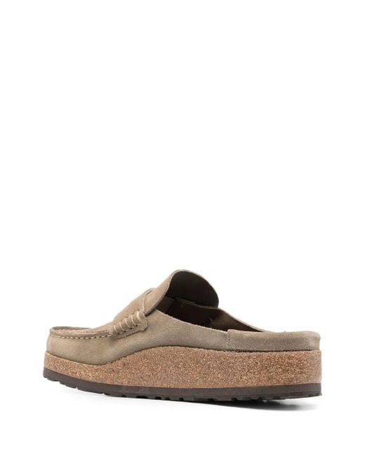 Birkenstock Brown Suede Slip-On Loafers for men