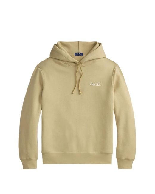 Polo Ralph Lauren White Hoodie Polo Bear À Logo Brodé for men