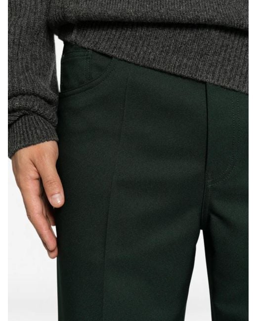 Marni Green Straight-Leg Trousers for men
