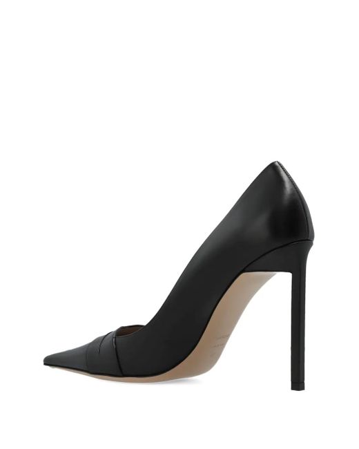 Tom Ford Black 110Mm Eva Pointed-Toe Leather Pumps