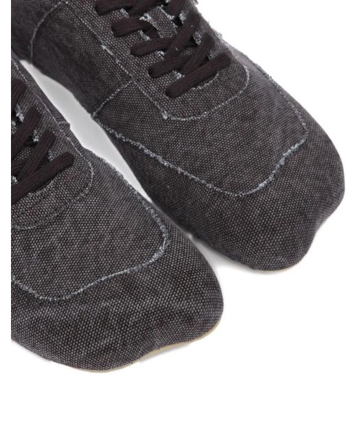 MM6 by Maison Margiela Gray Anatomic Canvas Sneakers for men