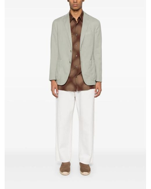 Boglioli Green Lightweight Blazer for men