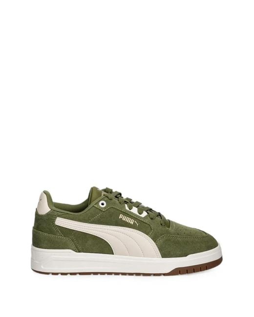 PUMA Green Baskets Shuffle Downtown for men