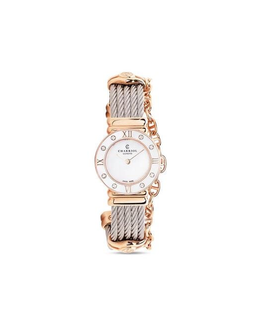Charriol White St-Tropez 24.5Mm