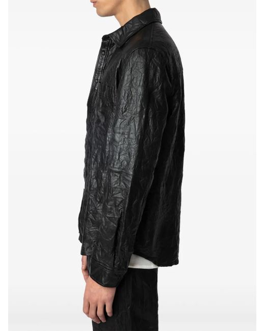 Zadig & Voltaire Black Serge Shirt for men