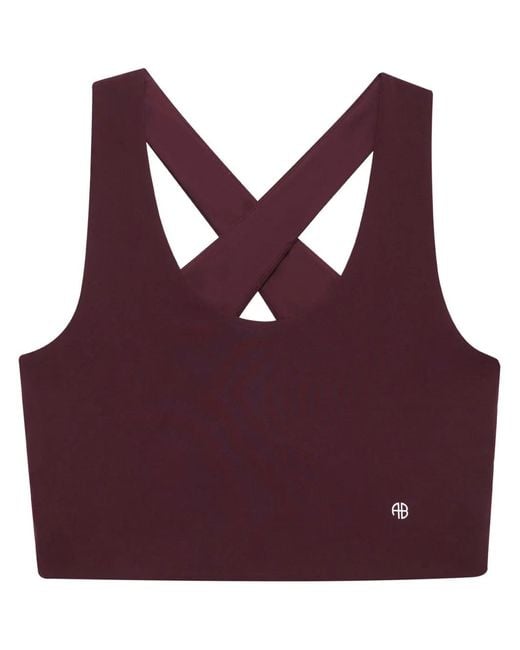 Anine Bing Purple Yuna Top