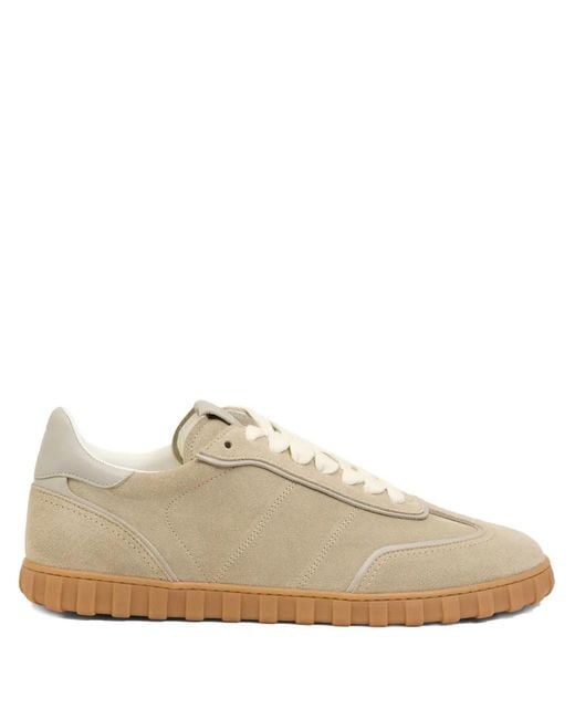 AMI Natural Suede Leather Sneakers