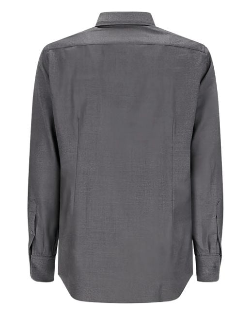 Lardini Gray Buttoned Shirt for men