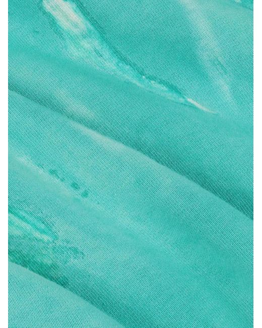 Sporty & Rich Green Wellness Tie-Dye Sweatshirt