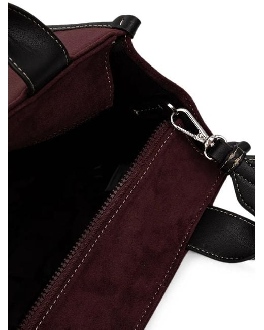DKNY Purple Hadlee Logo-Patch Tote Bag