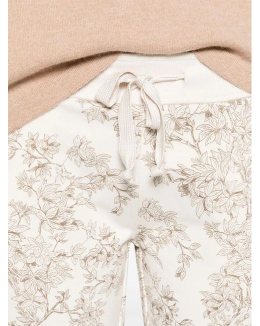 Juvia White Cotton-Blend Pants