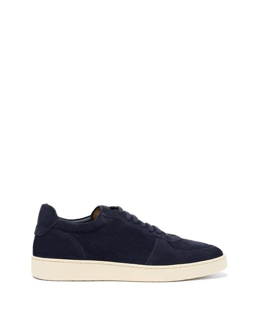 Scarosso Blue Agostino Suede Sneakers for men