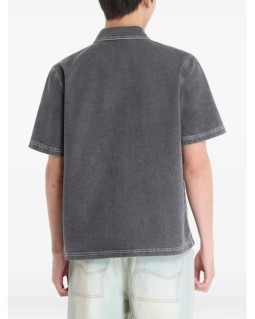 Dime Gray Chemise À Manches Courtes
