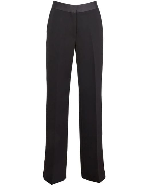 Fleur du Mal Black Tuxedo Trousers