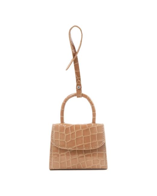 By Far Natural Mini Embossed Charm