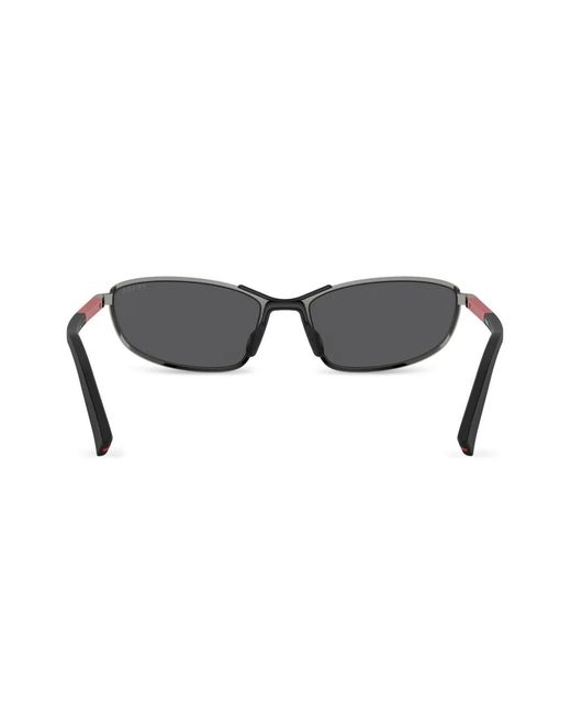 Prada Gray Linea Rossa Sunglasses for men