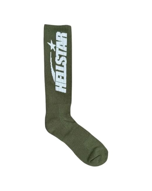HELLSTAR Green Logo Socks for men