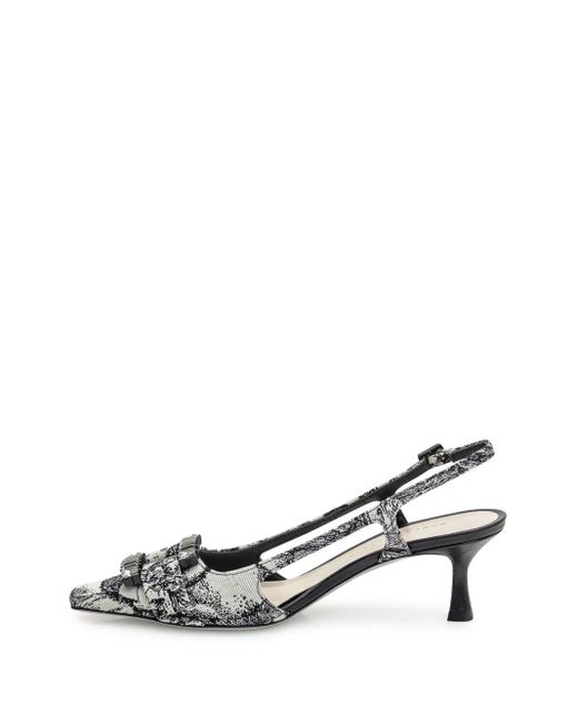 Roberto Festa Metallic Atena Slingback Pumps