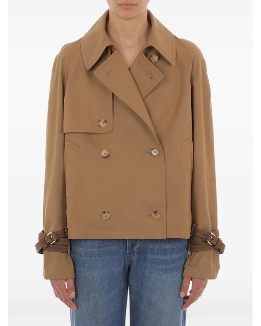 Moschino Blue Button-Detail Jacket