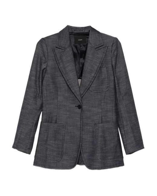 Joseph Gray Patch-Pocket Single-Breasted Blazer