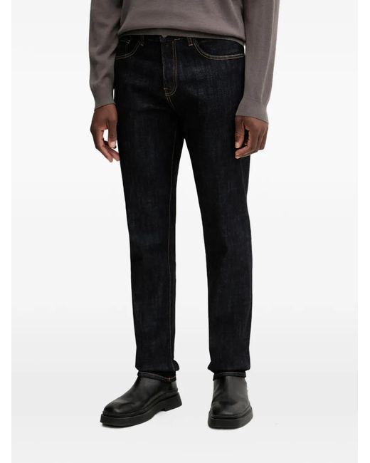 Vaqueros Con Parche Del Logo ARMANI EXCHANGE de hombre de color Black