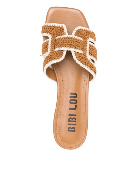 Bibi Lou Brown Holly Flat Sandals