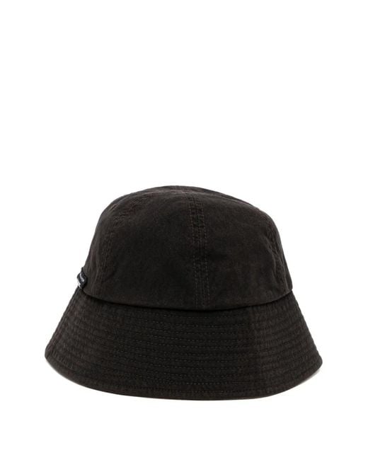 Comme des Garçons Black Logo-Patch Bucket Hat for men