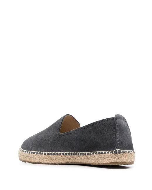 Manebí Gray Braided-Raffia Sole Espadrilles for men