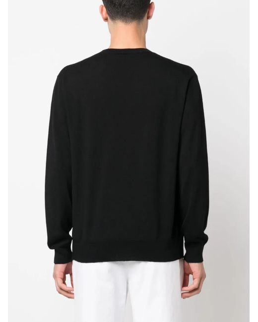 DSquared² Trui Met Esdoornblad-Patroon in het Black voor heren