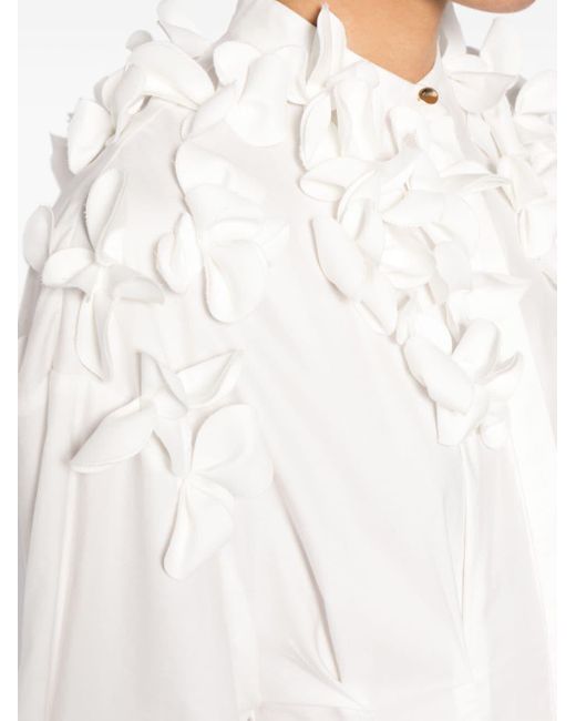 Acler White Rannoch Organic Cotton Minidress