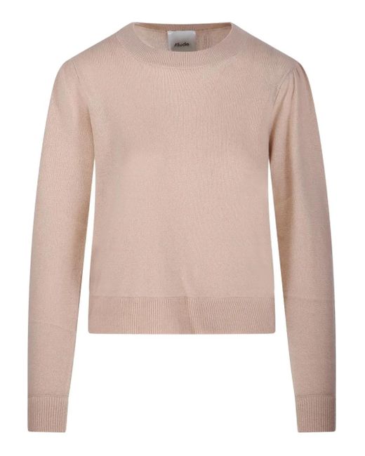 Pull En Cachemire Allude en coloris Pink