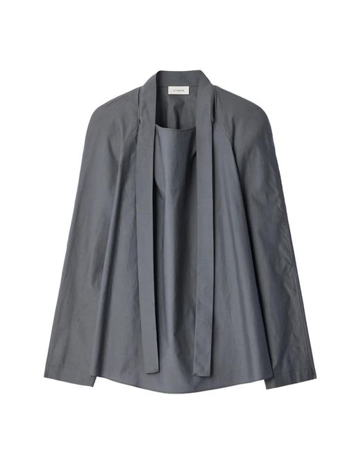 Lemaire Gray Ascot Blouse