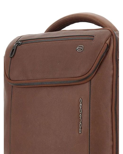 Mochila para portátil de 15.6" Piquadro de hombre de color Brown