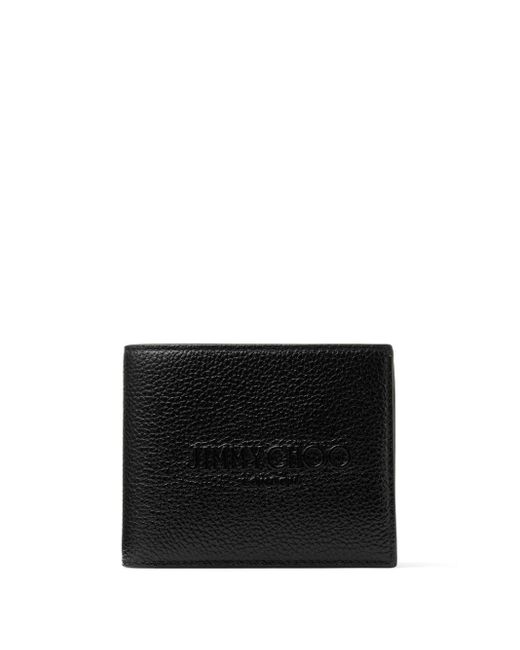 Jimmy Choo Black Luka Bi-fold Wallet for men
