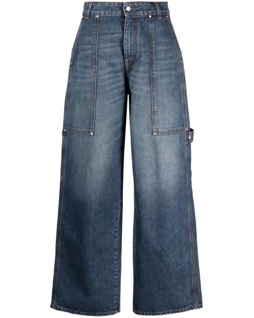 Stella McCartney Blue Wide-Leg Jeans