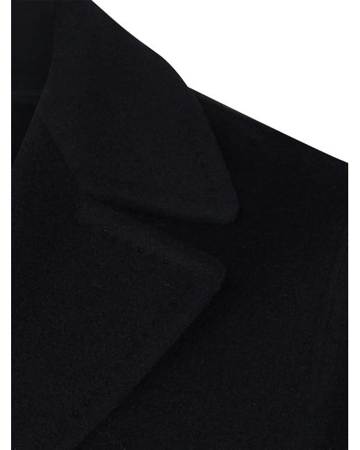 Montecore Black Double-Breasted Coat for men