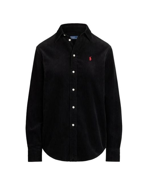 Polo Ralph Lauren Black Embroidered Shirt