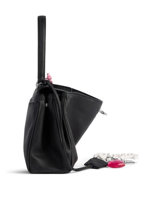 Balenciaga Black Small Rodeo Tote Bag
