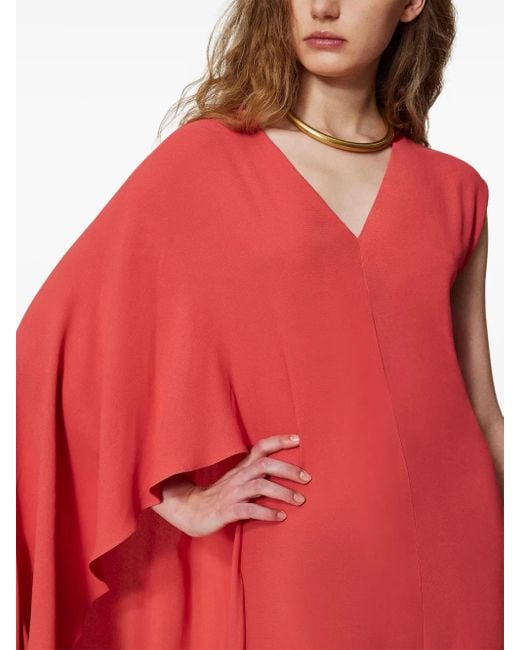 Twinset Red Volcano Long Dress