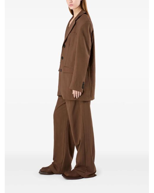 CAMPERLAB Brown Single-Breasted Blazer