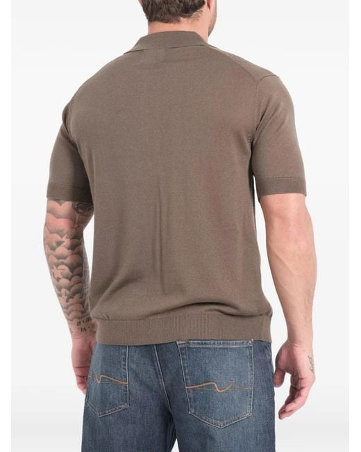 NN07 Gray Thor Button Pattern Shirt for men